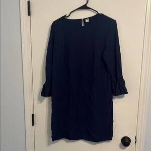 Old Navy Dark Blue Long Sleeve Dress